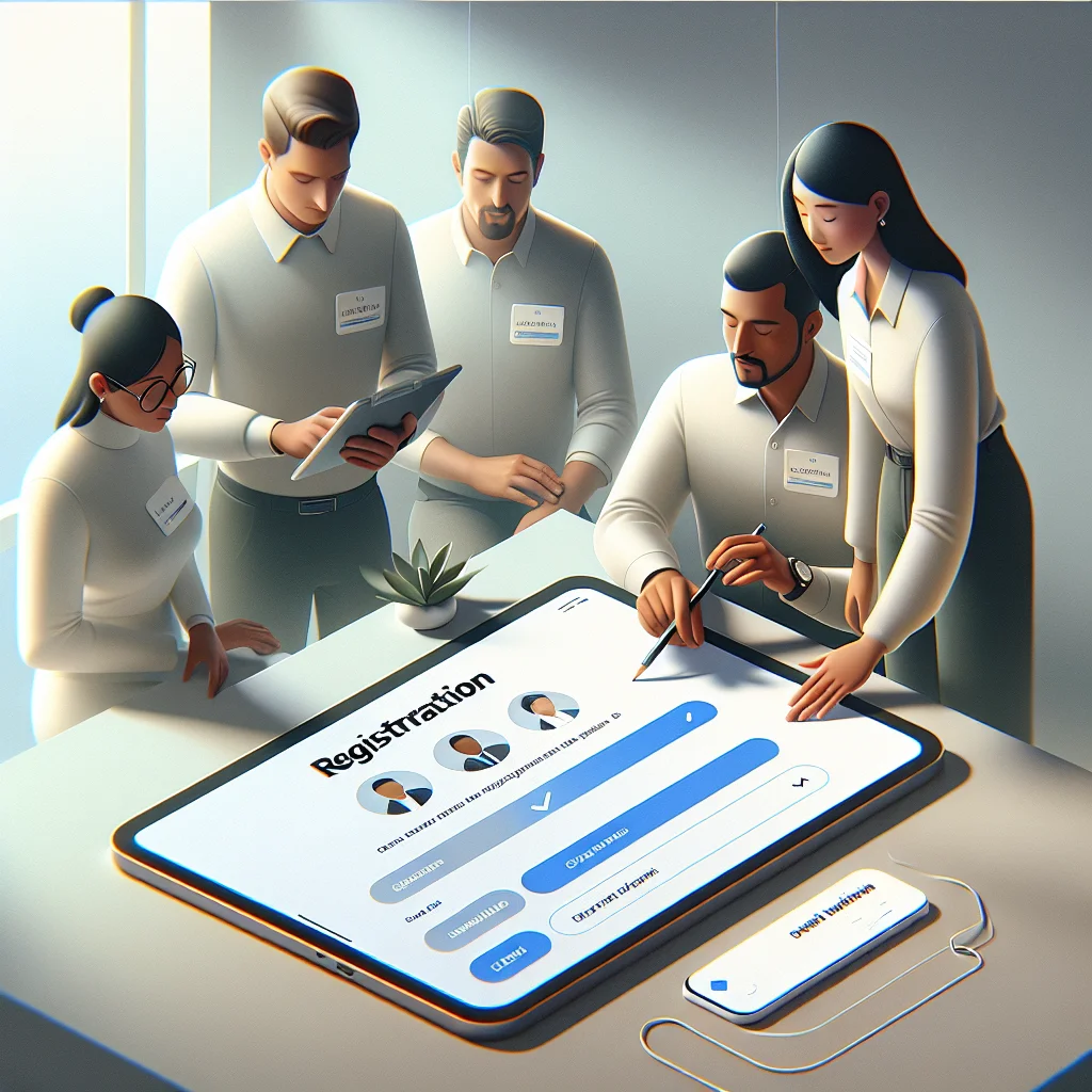 Step-by-step registration guide